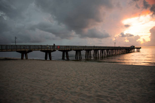 istock Pompano Beach, FL Pier at Sunrise 993727296