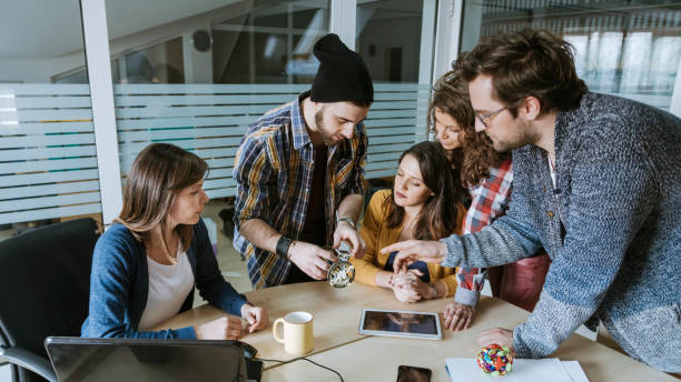 istock Hipster Freelancers In The Office 993728330