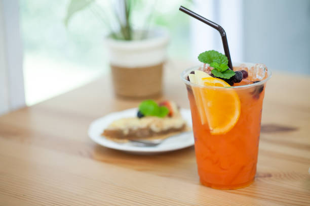 istock Fruit punch with strawberry dessert 993728430