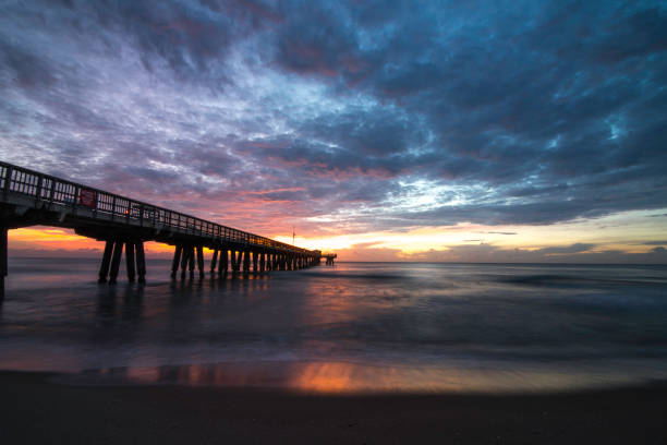 istock Pompano Beach, FL Pier at Sunrise 993738058
