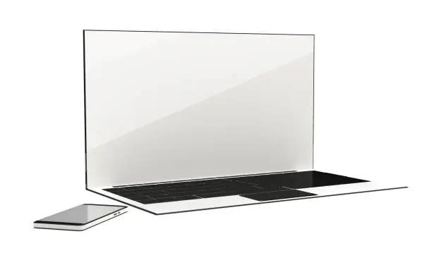 computer laptop notebook 3d-illustration