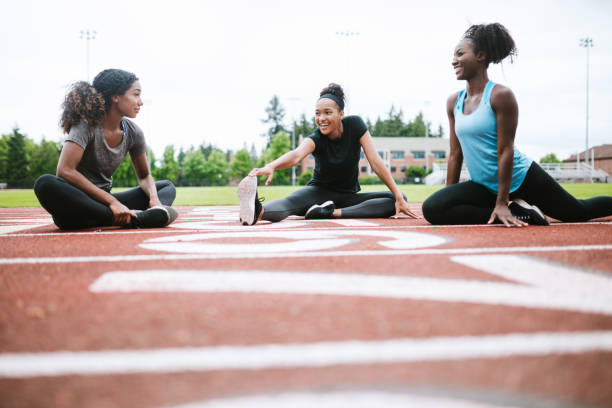 istock Woman Athletes Run and Train for Track and Field 993744174