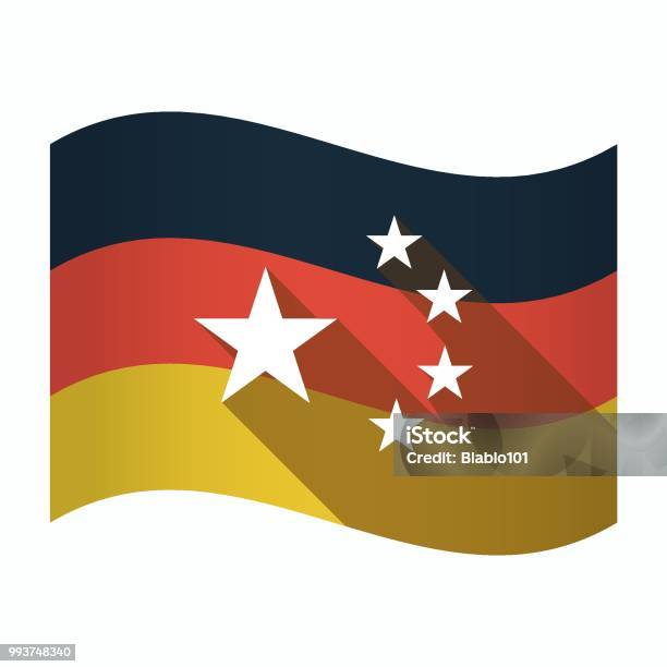 Bendera Jerman Terisolasi Dengan Simbol Bendera China Bintang Lima Bendera Jerman Terisolasi Dengan Simbol Bendera China Bintang Lima