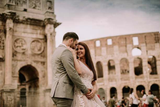 istock Wedding couple in Rome, Italy 993753474