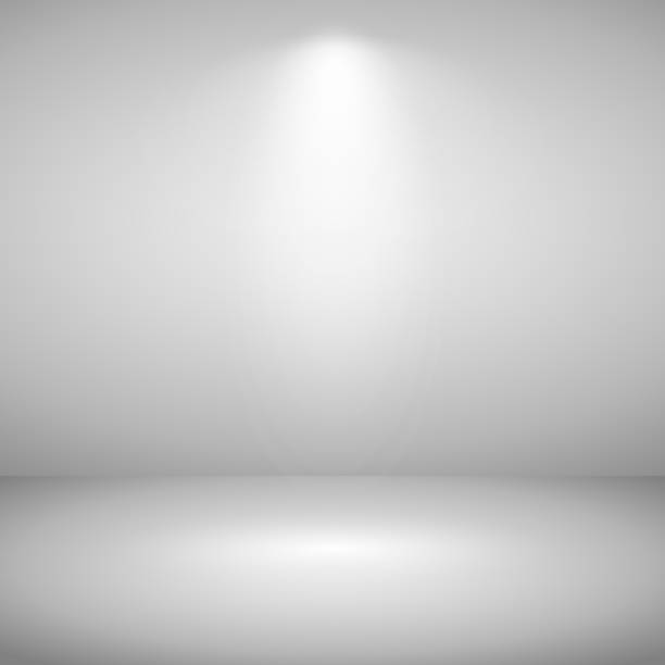 istock Abstract of sport light gray show room background. 993760450