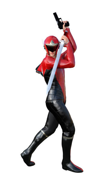 istock 3D illustration male superhero on white 993764714
