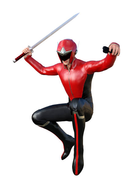 istock 3D illustration male superhero on white 993764884