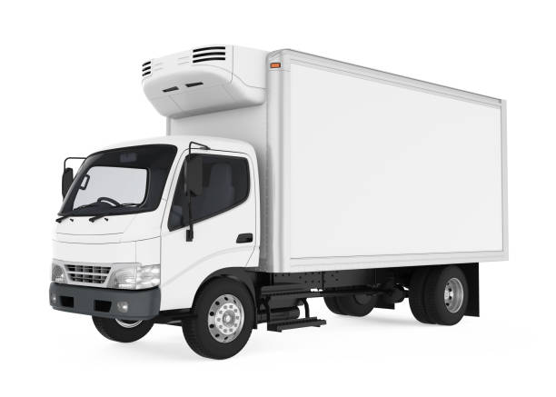 istock Refrigerated Truck Isolated 993770520