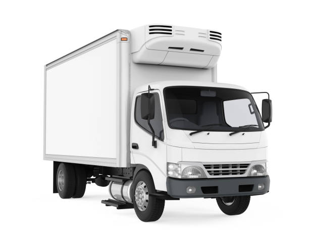 istock Refrigerated Truck Isolated 993770662