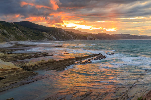 istock Itzurun beach near Zumaia, Spain 993783206