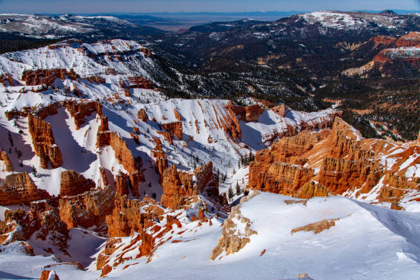 Snow on Cedar Breaks on a Beautiful Morning