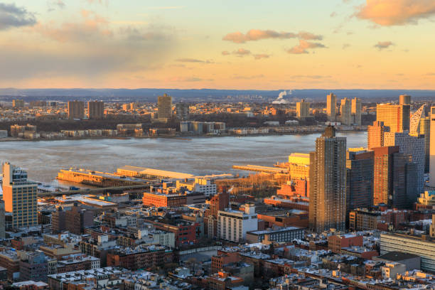 istock View to Manhattan skyline at sunset 993798678