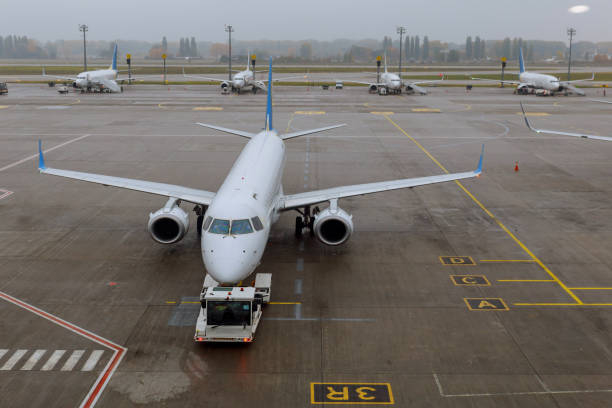istock The plane at the airport on loading 993801962