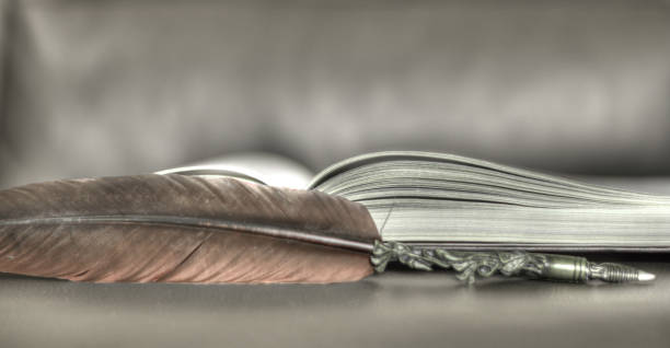 istock A red pen with an ink pen and a book 993952640