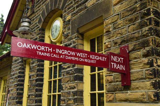 istock Old English Railway and Station 993956644