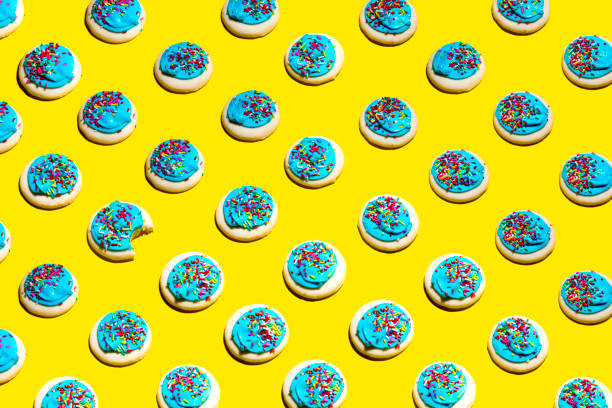 Bright Colorful Sprinkles Sugar Cookie Pop Art Photography