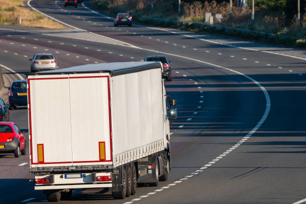 istock Lorry in motion on the motorway 993962782