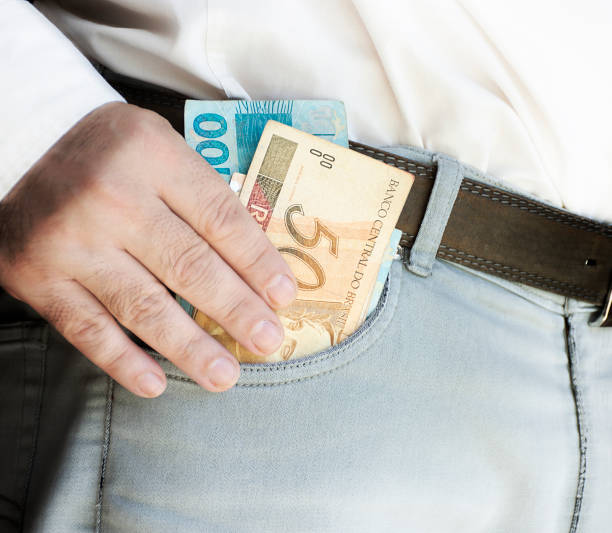 Real - Brazilian Currency stock photo
