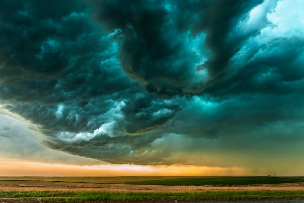 istock Storm over field in Oklahoma 993965380