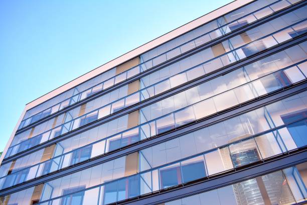 istock Brand new apartment building on sunny day 993966144