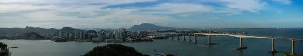 View of the third bridge that connects Vila Velha to Vitória - Brazil