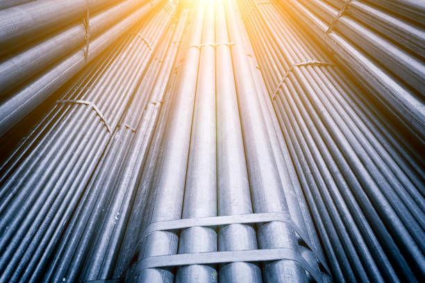 istock Large steel factory warehouse 993978408