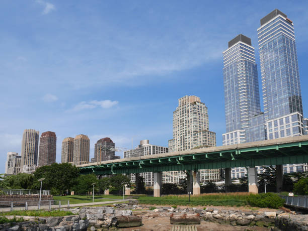 istock Manhattan, modern apartment buildings beside the Hudson River 993983432