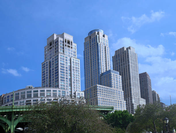 istock Manhattan, modern apartment buildings beside the Hudson River 993984334