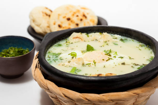 istock Traditional Colombian Poached Egg Soup called changua 993994110