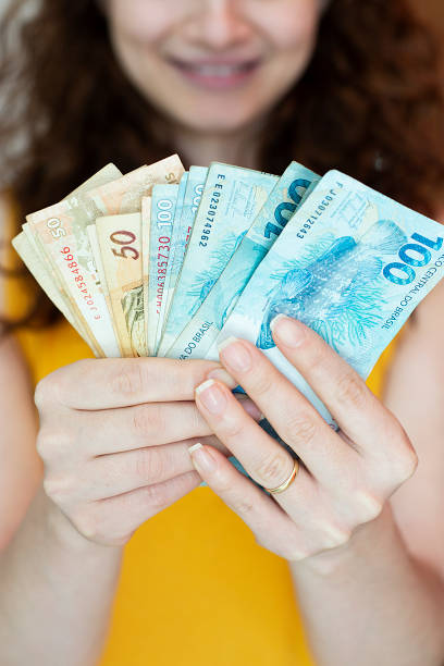 Real - Brazilian Currency stock photo