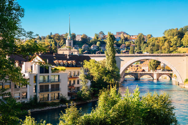 istock Bern old town with river in Switzerland 993995020