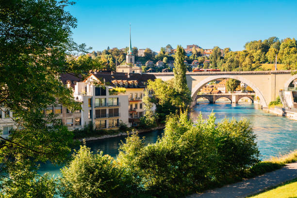 istock Bern old town with river in Switzerland 994000412