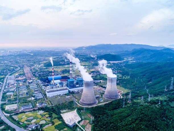 istock Aerial power plant 994011902