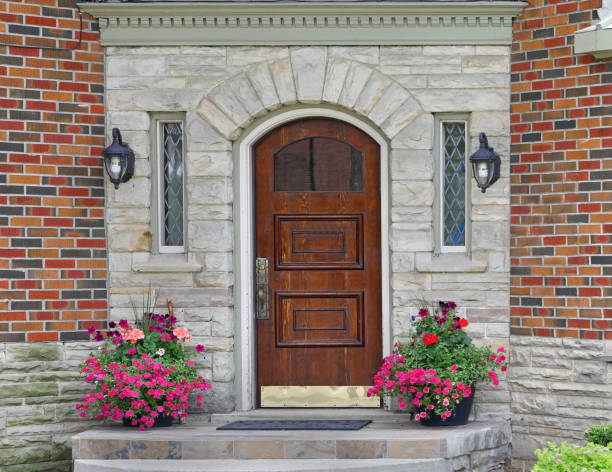istock front door of house with flower pot 994020572