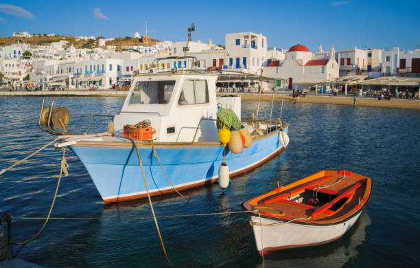 istock Boats at Rest-Mykonos 994036760