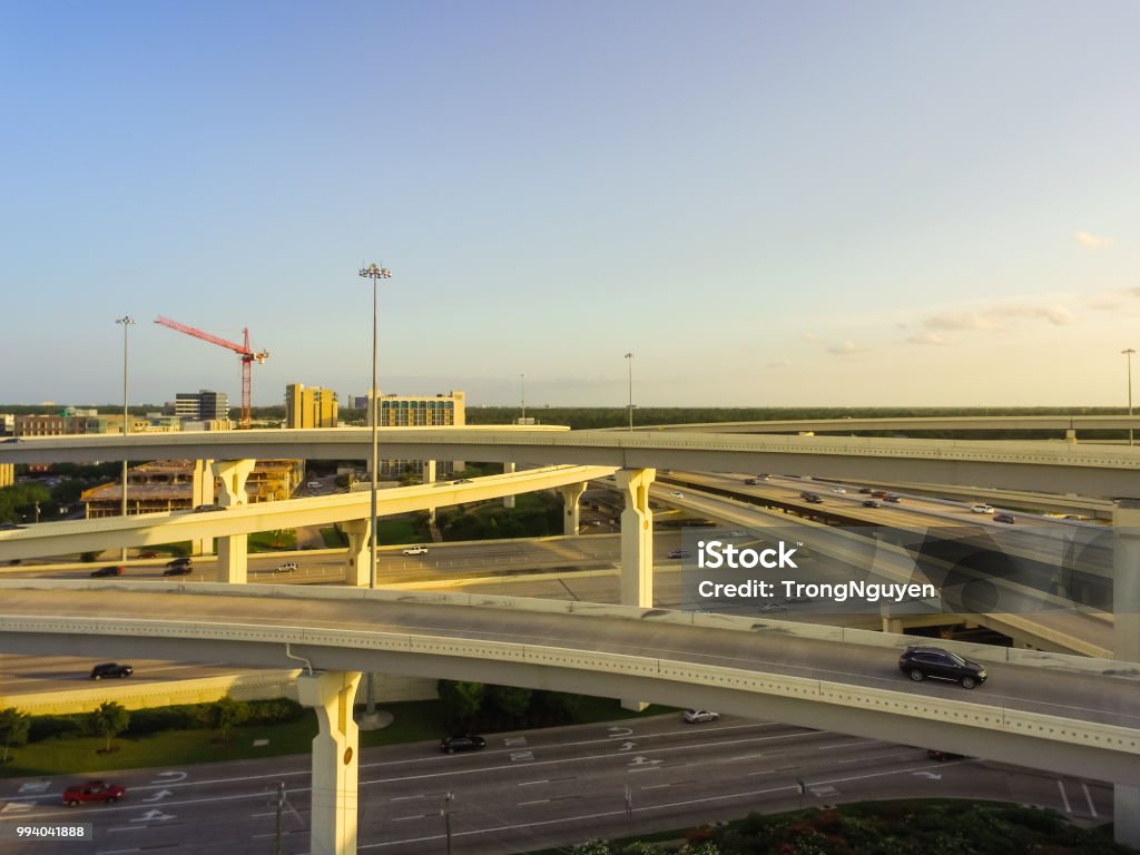 Architecture Stack Interchanges Top View Massive Highway Intersection Stack Interchange Stock Photo ...