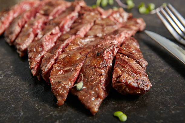 istock Thick Slices of Hot Grilled Whole Machete Steak 994065674