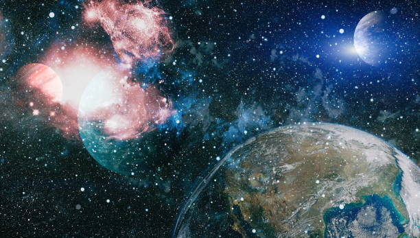 istock Futuristic abstract space background. Night sky with stars and nebula. Elements of this image furnished by NASA 994110148