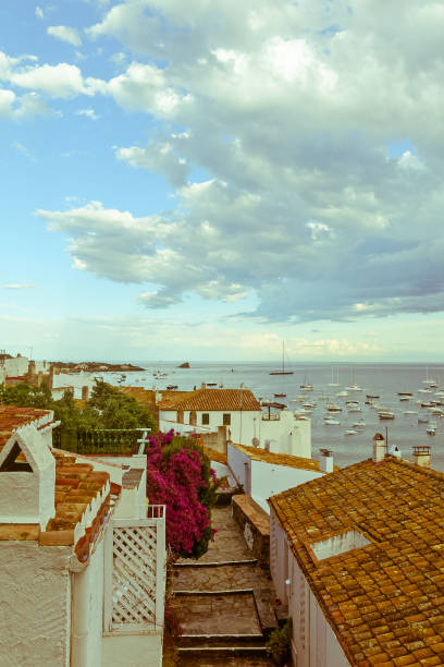 istock Panoramic view of Cadaques on Mediterranean seaside, Spain 994118422