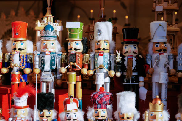 istock Nutcrackers at Christmas Market at Alexanderplatz in Winter Berlin Germany 994124780