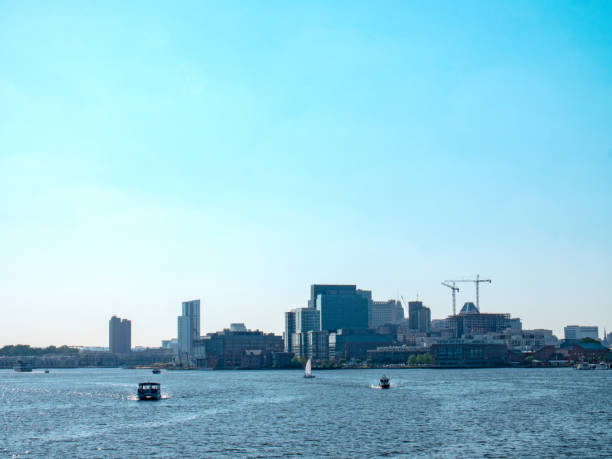 istock Baltimore Inner Harbor Waterfront Boats Ships Skyline 994125628