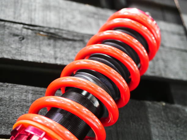 istock Close up car suspension springs 994137562