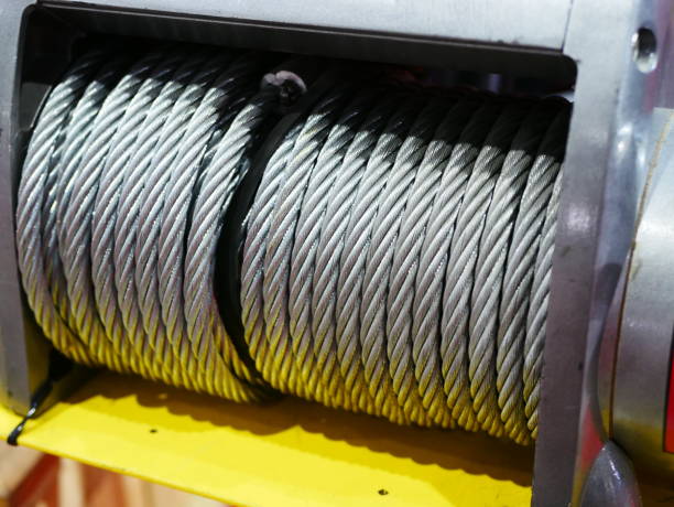 istock Close up of car  winch 994141288