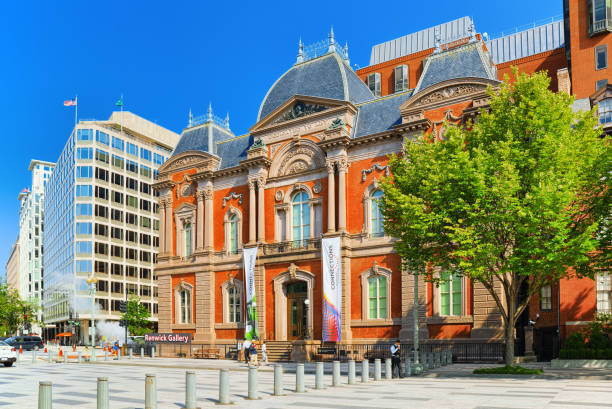 washington, usa, renwick gallery de la smithsonian american art museum. - the mall audio photos et images de collection