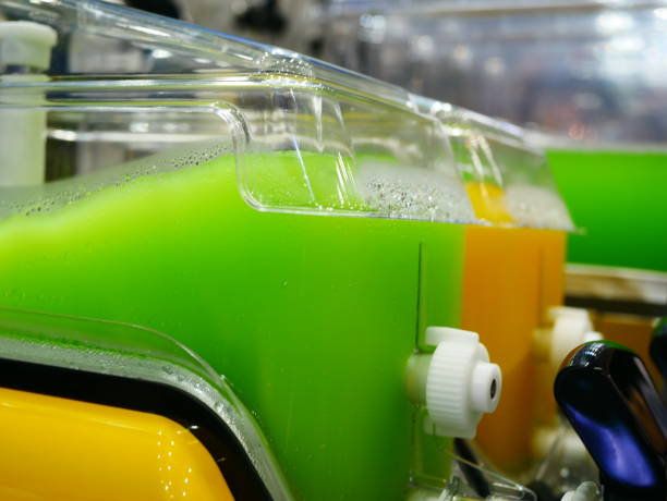 istock Colorful slush machine ready to cold smoothie 994147798