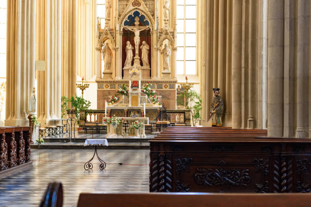 istock Church of St. Jacob’s in Brno interiors 994151586