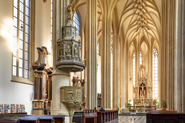 istock Church of St. Jacob’s in Brno interiors 994151792
