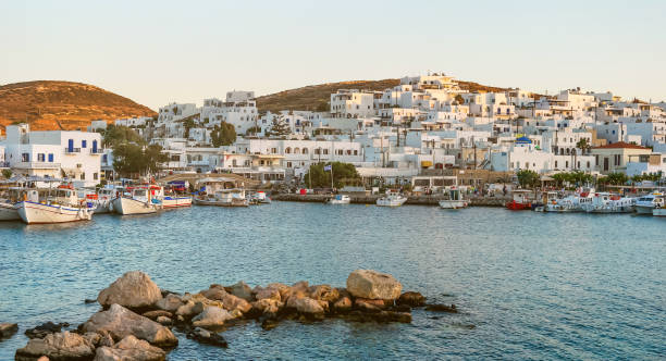 istock old port in Paros at sunset. Greece 994155054