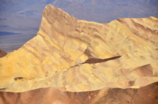 Zabriskie Point, Death Valley stock photo