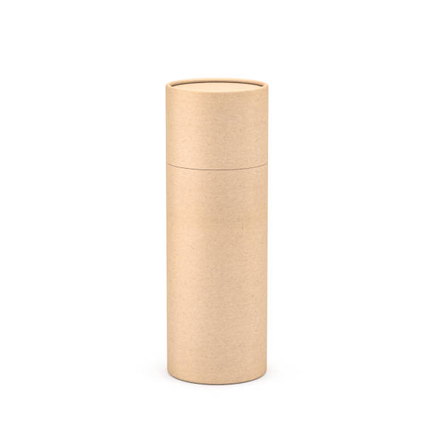 istock Kraft Brown paper tube tin can packaging Mockup 994159018